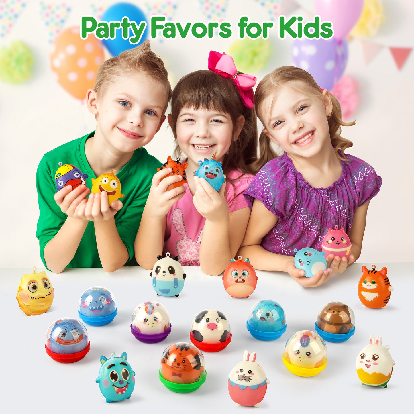 Mocoosy 22 Pack Squishy Toys for Kids Party Favors Bulk, Birthday Goodie bag stuffers, Easter Basket Stuffers, Pinata Stuffers, Classroom Prizes, Treasure Chest and Claw Machine Toys for Boys Girls